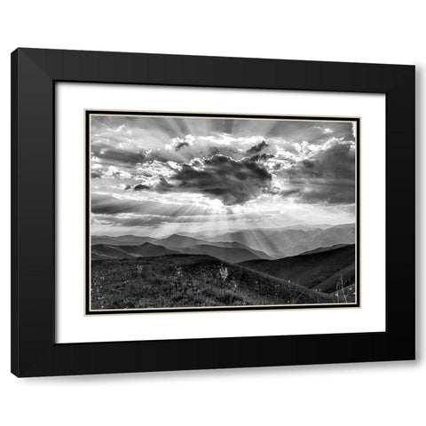 Skys The Limit Black Modern Wood Framed Art Print with Double Matting by Prime, Marcus