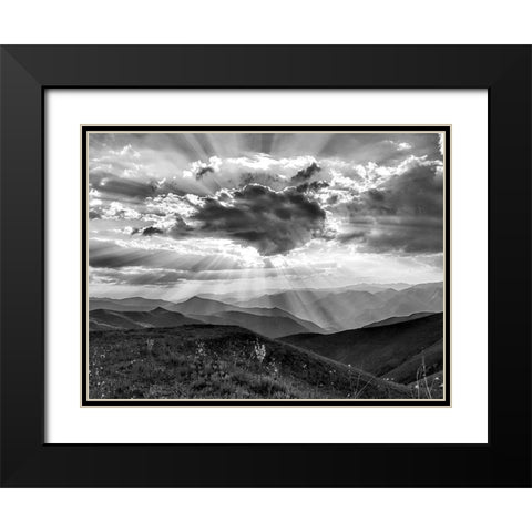 Skys The Limit Black Modern Wood Framed Art Print with Double Matting by Prime, Marcus