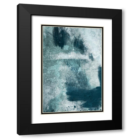 Azure Ancient Rubble 2 Black Modern Wood Framed Art Print with Double Matting by Prime, Marcus