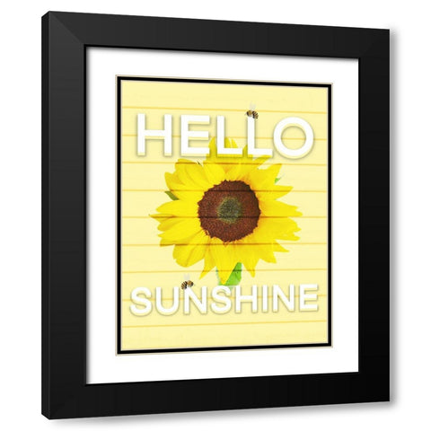 Hello Sunsine 2 Black Modern Wood Framed Art Print with Double Matting by Prime, Marcus