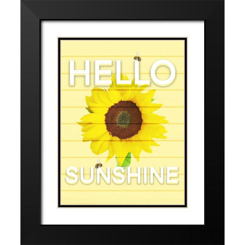 Hello Sunsine 2 Black Modern Wood Framed Art Print with Double Matting by Prime, Marcus