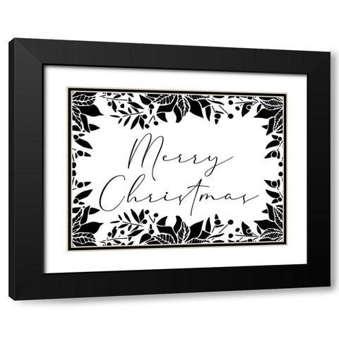 Classic Christmas Black Modern Wood Framed Art Print with Double Matting by Prime, Marcus