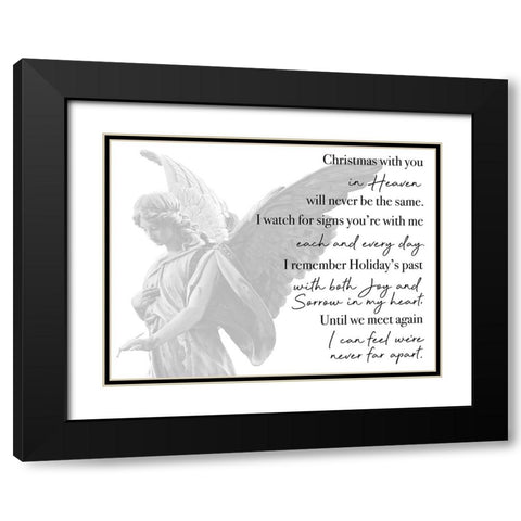 Christmas With You Black Modern Wood Framed Art Print with Double Matting by Prime, Marcus