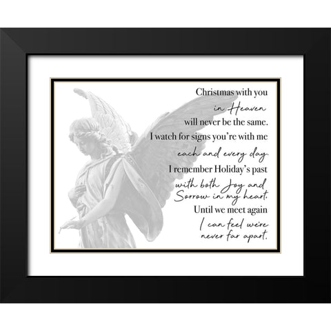Christmas With You Black Modern Wood Framed Art Print with Double Matting by Prime, Marcus
