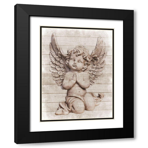 Angelic Nature Black Modern Wood Framed Art Print with Double Matting by Prime, Marcus