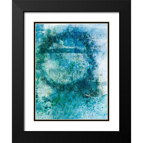 Distressed Ocean 2 Black Modern Wood Framed Art Print with Double Matting by Prime, Marcus