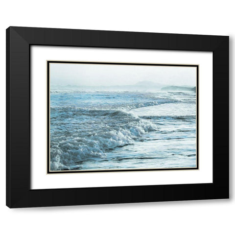 Raging Breaths 1 Black Modern Wood Framed Art Print with Double Matting by Prime, Marcus