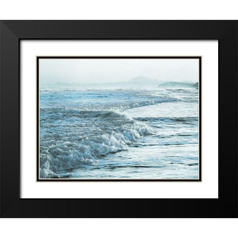 Raging Breaths 1 Black Modern Wood Framed Art Print with Double Matting by Prime, Marcus