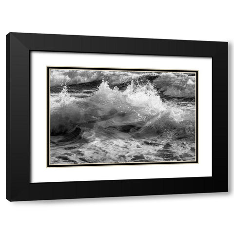 Calming Storm 1 Black Modern Wood Framed Art Print with Double Matting by Prime, Marcus