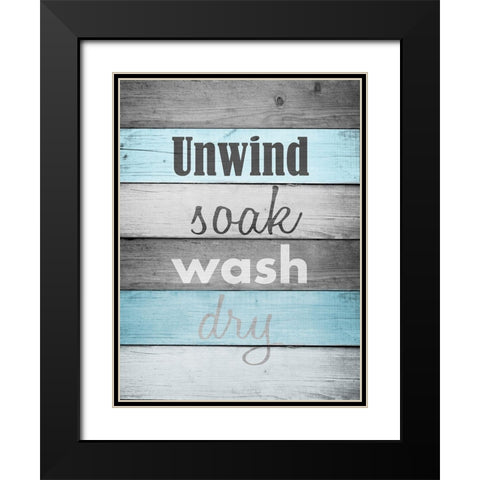 Tub Time 2 Black Modern Wood Framed Art Print with Double Matting by Prime, Marcus