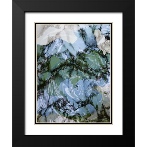 Destiny Supreme 1 Black Modern Wood Framed Art Print with Double Matting by Prime, Marcus