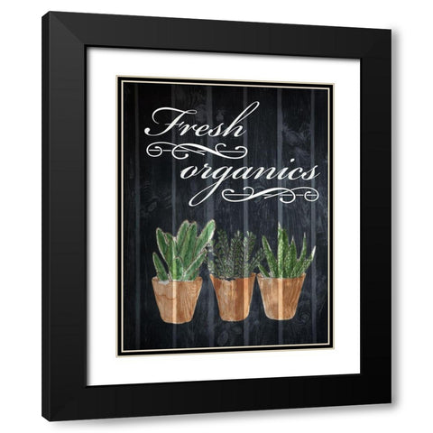 Fresh Organics 1 Black Modern Wood Framed Art Print with Double Matting by Prime, Marcus