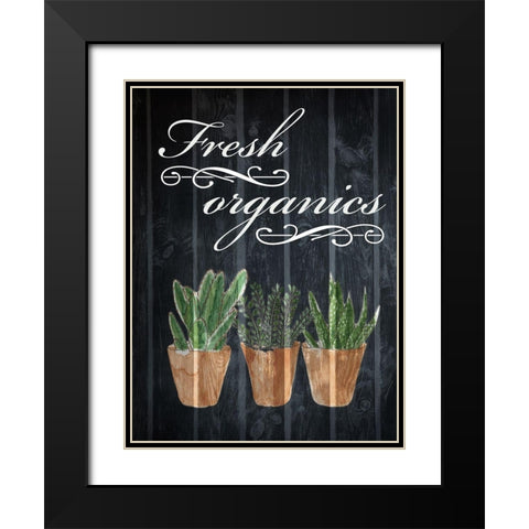 Fresh Organics 1 Black Modern Wood Framed Art Print with Double Matting by Prime, Marcus