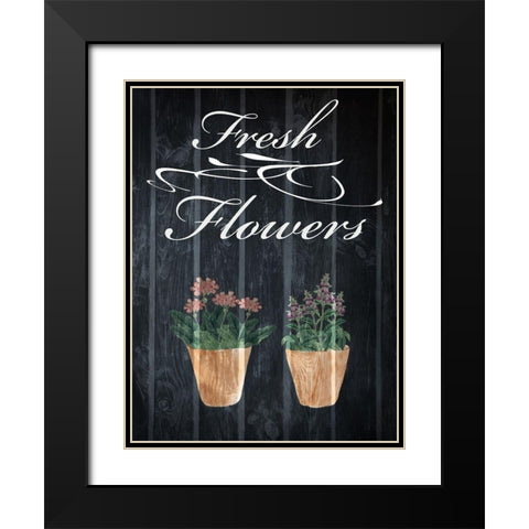 Fresh Organics 2 Black Modern Wood Framed Art Print with Double Matting by Prime, Marcus