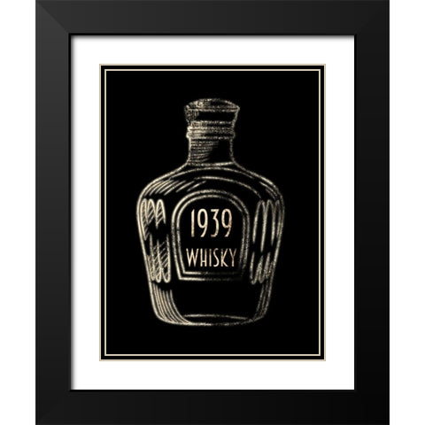 1939 Whisky Black Modern Wood Framed Art Print with Double Matting by Prime, Marcus