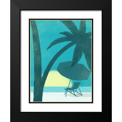 Coastal Fun 3 Black Modern Wood Framed Art Print with Double Matting by Prime, Marcus