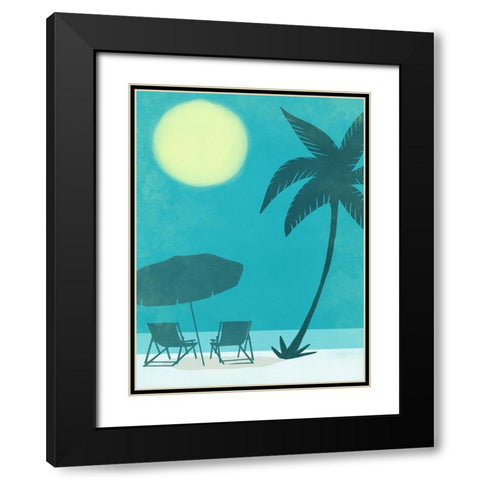Coastal Fun 4 Black Modern Wood Framed Art Print with Double Matting by Prime, Marcus