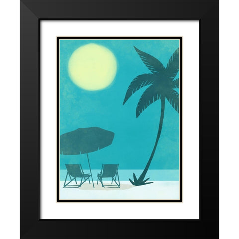 Coastal Fun 4 Black Modern Wood Framed Art Print with Double Matting by Prime, Marcus