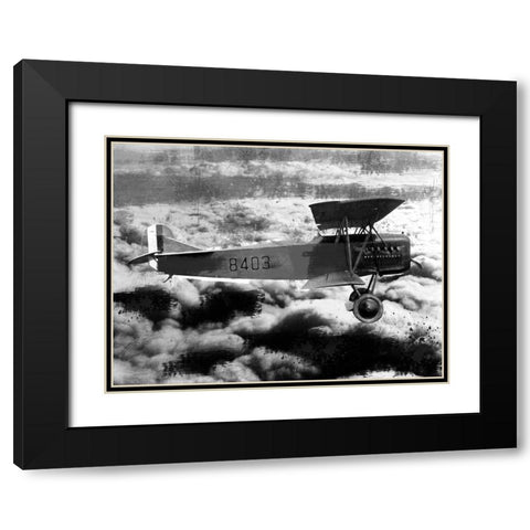 Aerial Maneuvers 1 Black Modern Wood Framed Art Print with Double Matting by Prime, Marcus