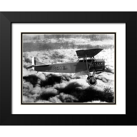Aerial Maneuvers 1 Black Modern Wood Framed Art Print with Double Matting by Prime, Marcus