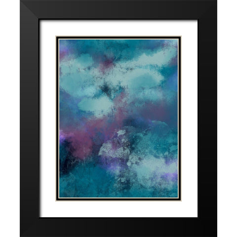 Amethyst Delight 2 Black Modern Wood Framed Art Print with Double Matting by Prime, Marcus