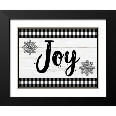 Vintage Joy Black Modern Wood Framed Art Print with Double Matting by Prime, Marcus