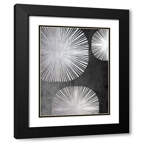 Metallic Star Shine 2 Black Modern Wood Framed Art Print with Double Matting by Prime, Marcus