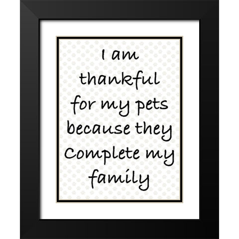 Complete Family Black Modern Wood Framed Art Print with Double Matting by Prime, Marcus