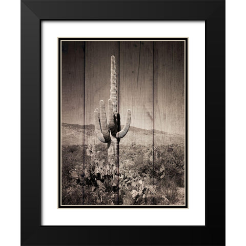 Western Vibes Black Modern Wood Framed Art Print with Double Matting by Prime, Marcus