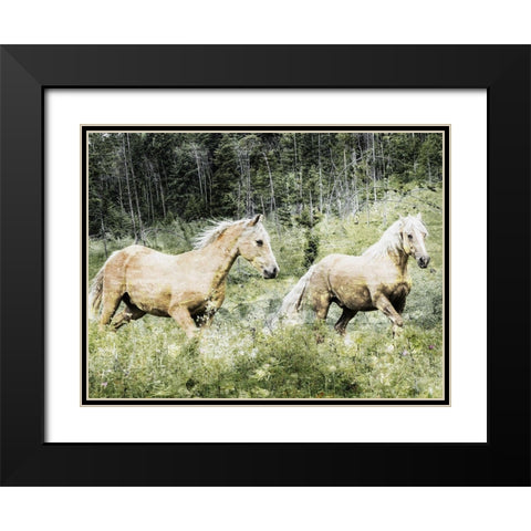 Free Spirits 2 Black Modern Wood Framed Art Print with Double Matting by Prime, Marcus