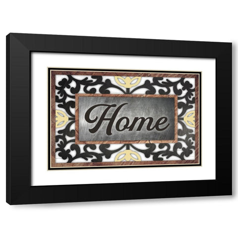 Rustic Home 1 Black Modern Wood Framed Art Print with Double Matting by Prime, Marcus