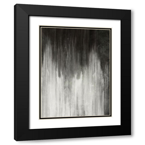 Furious Strokes Black Modern Wood Framed Art Print with Double Matting by Prime, Marcus