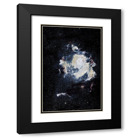 Lunar Nebula 2 Black Modern Wood Framed Art Print with Double Matting by Prime, Marcus