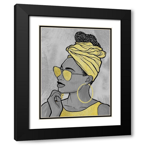 Fierce 2 Black Modern Wood Framed Art Print with Double Matting by Prime, Marcus