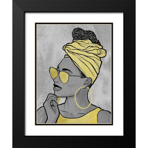 Fierce 2 Black Modern Wood Framed Art Print with Double Matting by Prime, Marcus