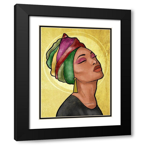 Majestic Princess 2 Black Modern Wood Framed Art Print with Double Matting by Prime, Marcus