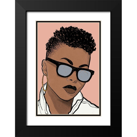Fashion Royalty 1 Black Modern Wood Framed Art Print with Double Matting by Prime, Marcus