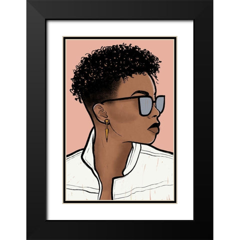 Fashion Royalty 2 Black Modern Wood Framed Art Print with Double Matting by Prime, Marcus