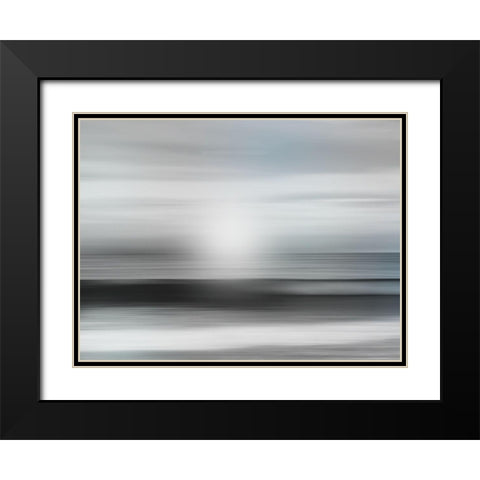 Muted Oasis 1 Black Modern Wood Framed Art Print with Double Matting by Prime, Marcus