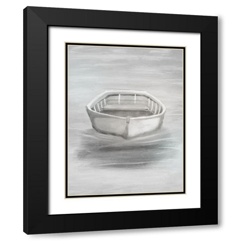 Floating Sea Hope 1 Black Modern Wood Framed Art Print with Double Matting by Prime, Marcus