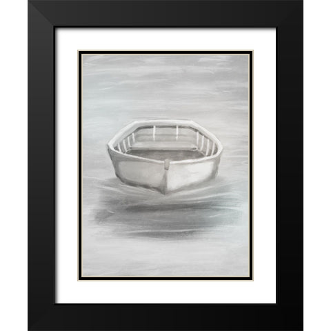 Floating Sea Hope 1 Black Modern Wood Framed Art Print with Double Matting by Prime, Marcus
