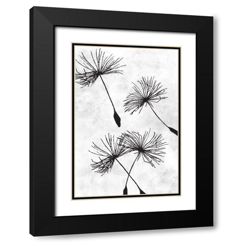 Dandelion Flight 1 Black Modern Wood Framed Art Print with Double Matting by Prime, Marcus