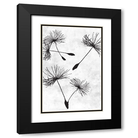 Dandelion Flight 2 Black Modern Wood Framed Art Print with Double Matting by Prime, Marcus