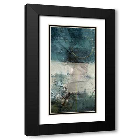 Gold Flare Black Modern Wood Framed Art Print with Double Matting by Prime, Marcus