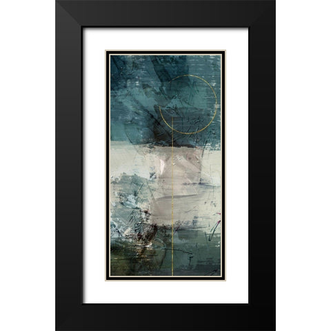 Gold Flare Black Modern Wood Framed Art Print with Double Matting by Prime, Marcus
