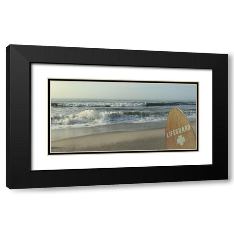 Watchful Lifeguard 1 Black Modern Wood Framed Art Print with Double Matting by Prime, Marcus