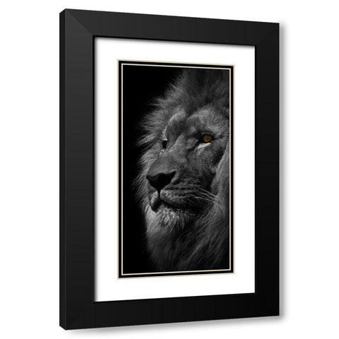 Powerful Resilience 1 Black Modern Wood Framed Art Print with Double Matting by Prime, Marcus