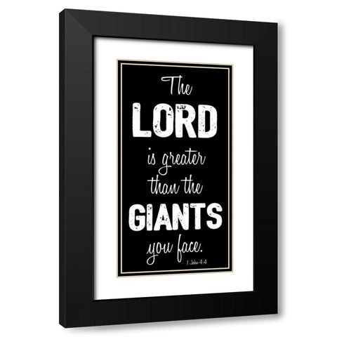 Great Lord Black Modern Wood Framed Art Print with Double Matting by Prime, Marcus