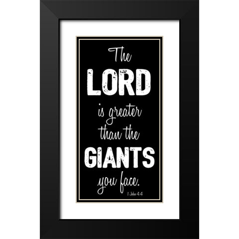 Great Lord Black Modern Wood Framed Art Print with Double Matting by Prime, Marcus