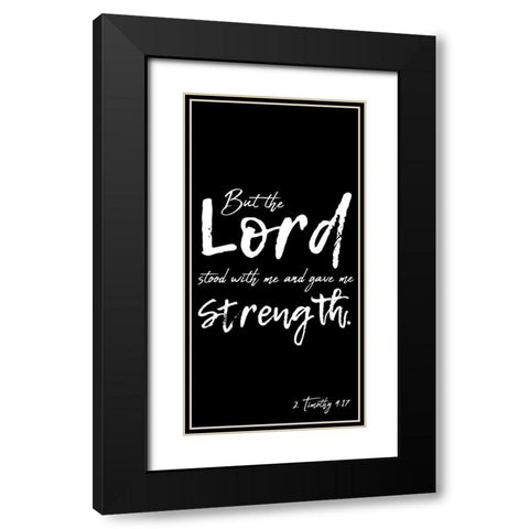 Strong Lord 1 Black Modern Wood Framed Art Print with Double Matting by Prime, Marcus